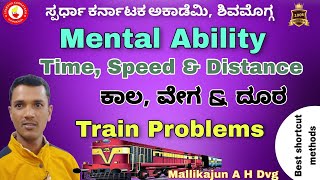 Mental Ability|Train problems|ಕಾಲ,ವೇಗ ದೂರTime,Speed,Distance|Mallikarjun @spardhakarnatakaacademy screenshot 4