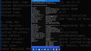 Get All System Information With One Command screenshot 1