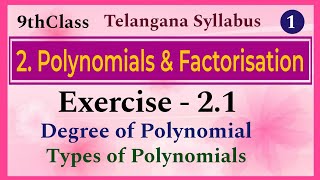 Famous 9th Class, Polynomials and Factorisation, Exercise 2.1 Profile