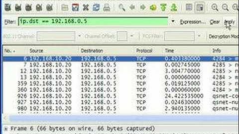 Wireshark - IP Address, TCP/UDP Port Filters