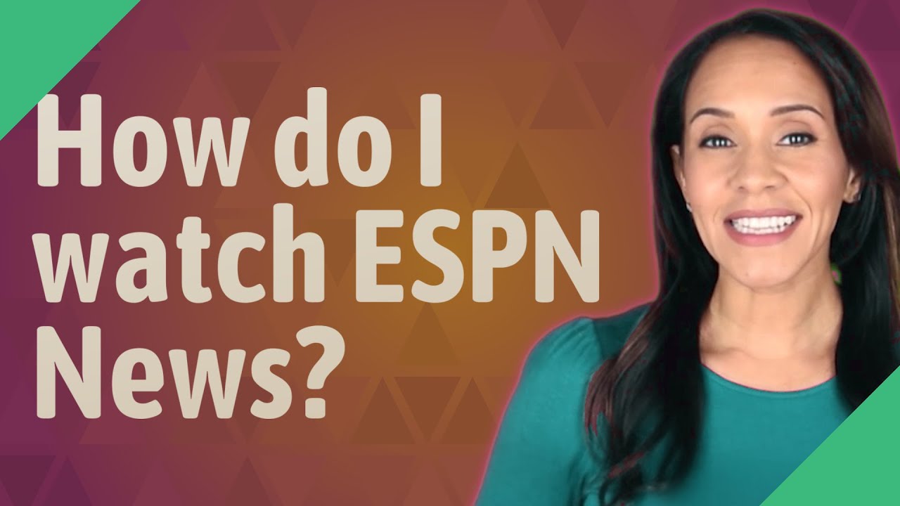 How do I watch ESPN News? - YouTube