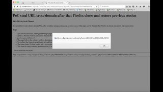 Same-origin policy violation using perfomance.getEntries and history navigation with session restore