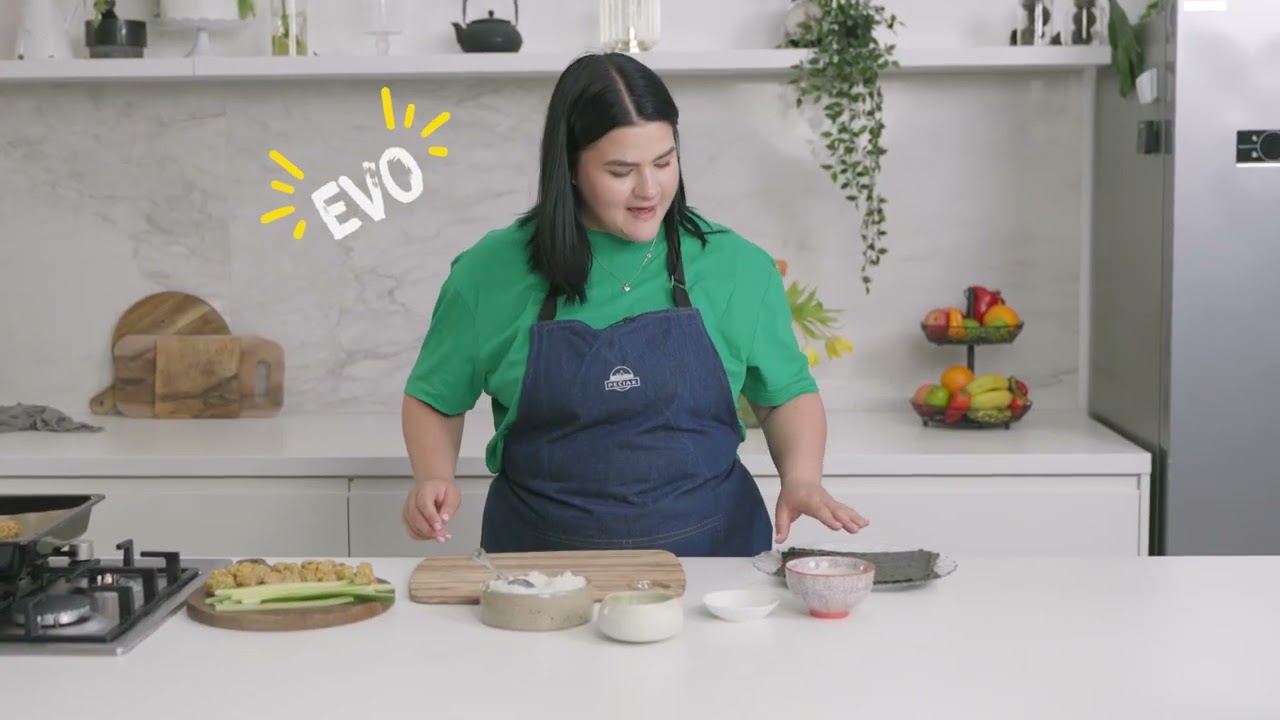 Pekarna Pecjak Evo z Evito Sushi z zelenjavnimi polpeti Recept