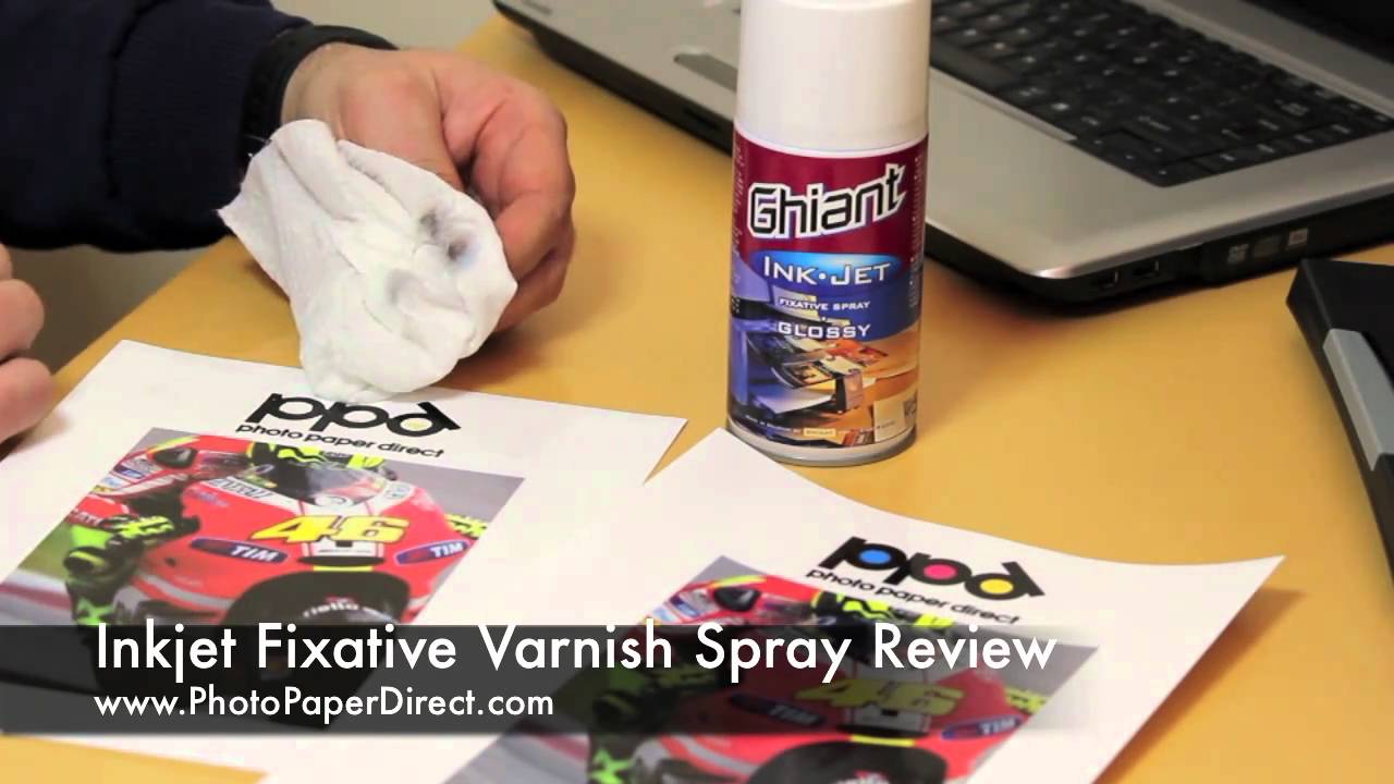 metric Embankment Involved Inkjet Fixative Varnish Spray Review By Photo Paper Direct - YouTube