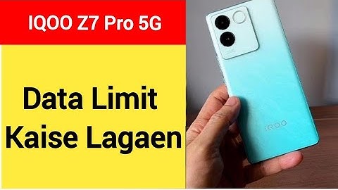 How to set data usege, iqoo Z7 Pro 5G me data limit Kaise lagaen