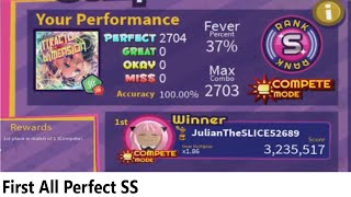 (First Ever All Perfect) | Attractor Dimension (Hard) Difficulty 38 | 100.00%