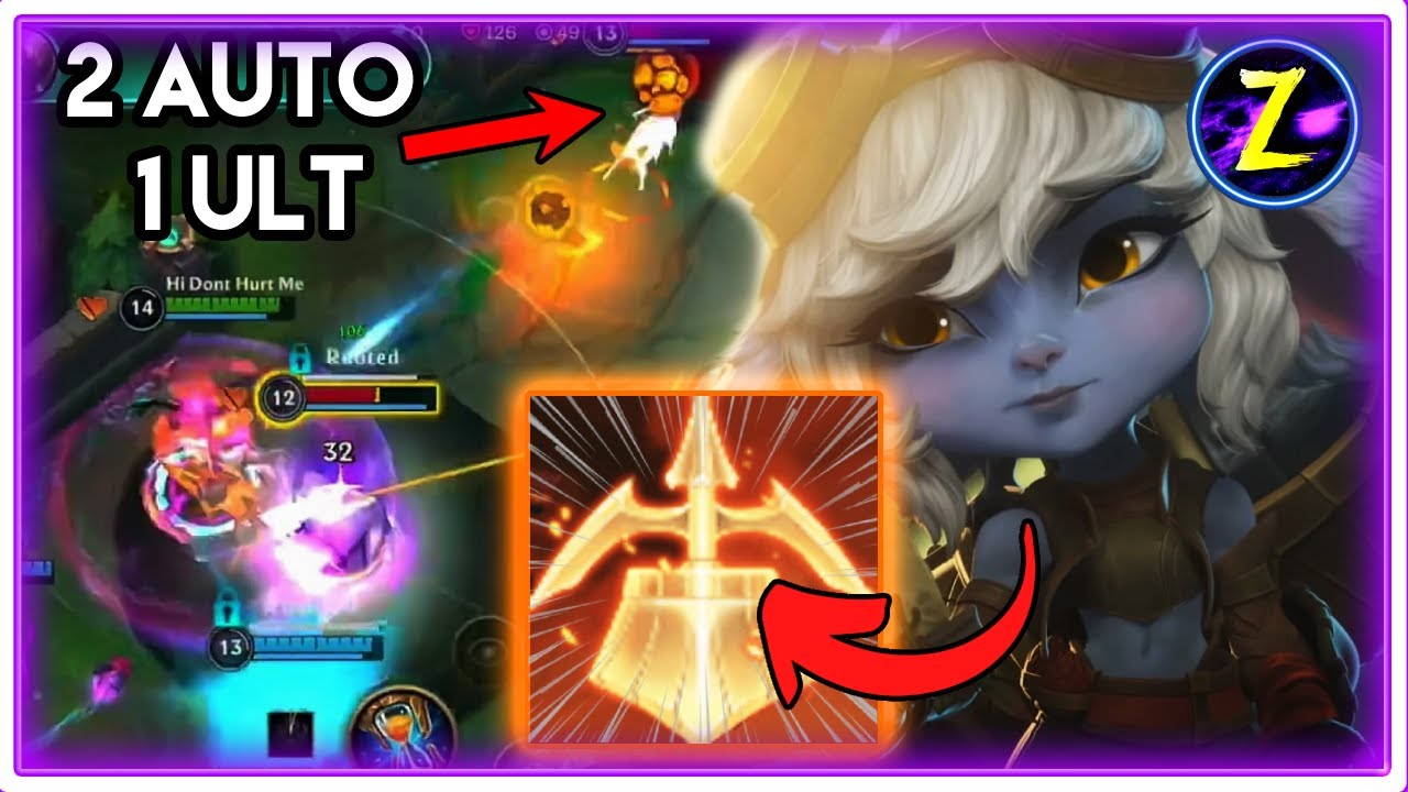 Wild Rift 🔶BIGGEST Caitlyn COUNTER Is TRISTANA! Gameplay
