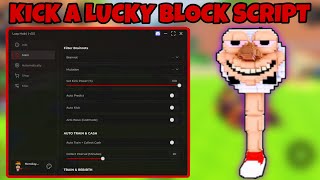 [🌋] Kick a Lucky Block Script *NO KEY* - Anti Waves, Auto Perfect Shot, Auto Upgrade &amp; More! 