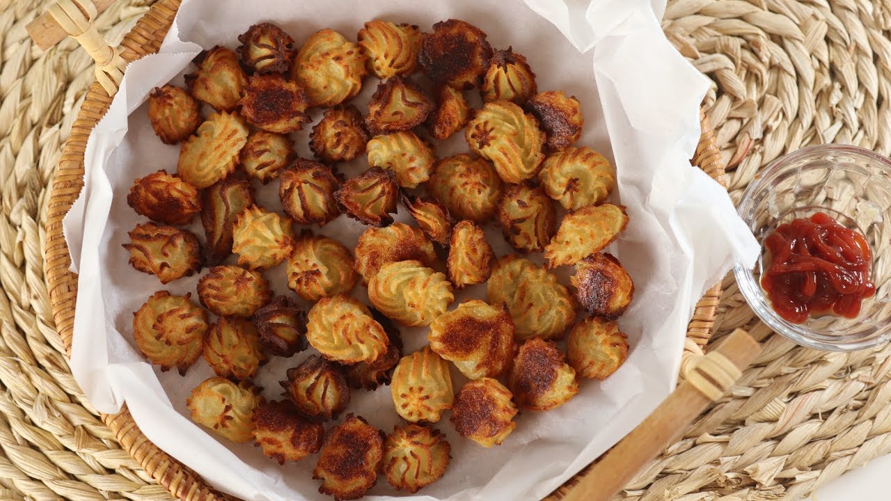 Crispy bubble potato chips without frying! Extremely Easy ! 3