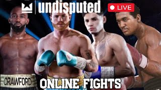 UNDISPUTED LIVE ONLINE FIGHTS! KICKING A** W/ CANELO, CRAWFORD & MORE