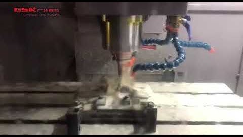 Sino VMC640LH with GSK 25i CNC making bearing support