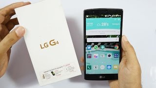 LG G4 Unboxing & Hands On Overview Indian Retail Dual SIM Unit