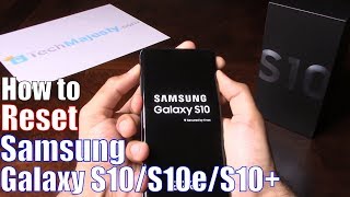 How to Reset Samsung Galaxy S10, S10e, & S10+ (Plus) - Hard Reset & Soft Reset (Factory Settings)