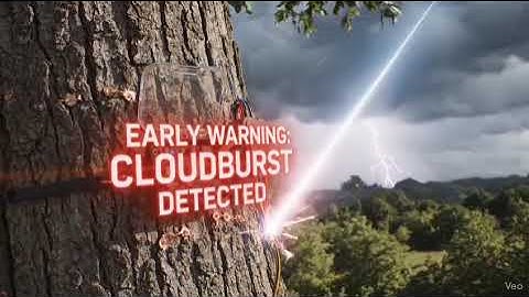 Tree Nerves : AI-Based Cloudburst Early Warning System (Team QUASARS Prototype Video - SIH 2025)