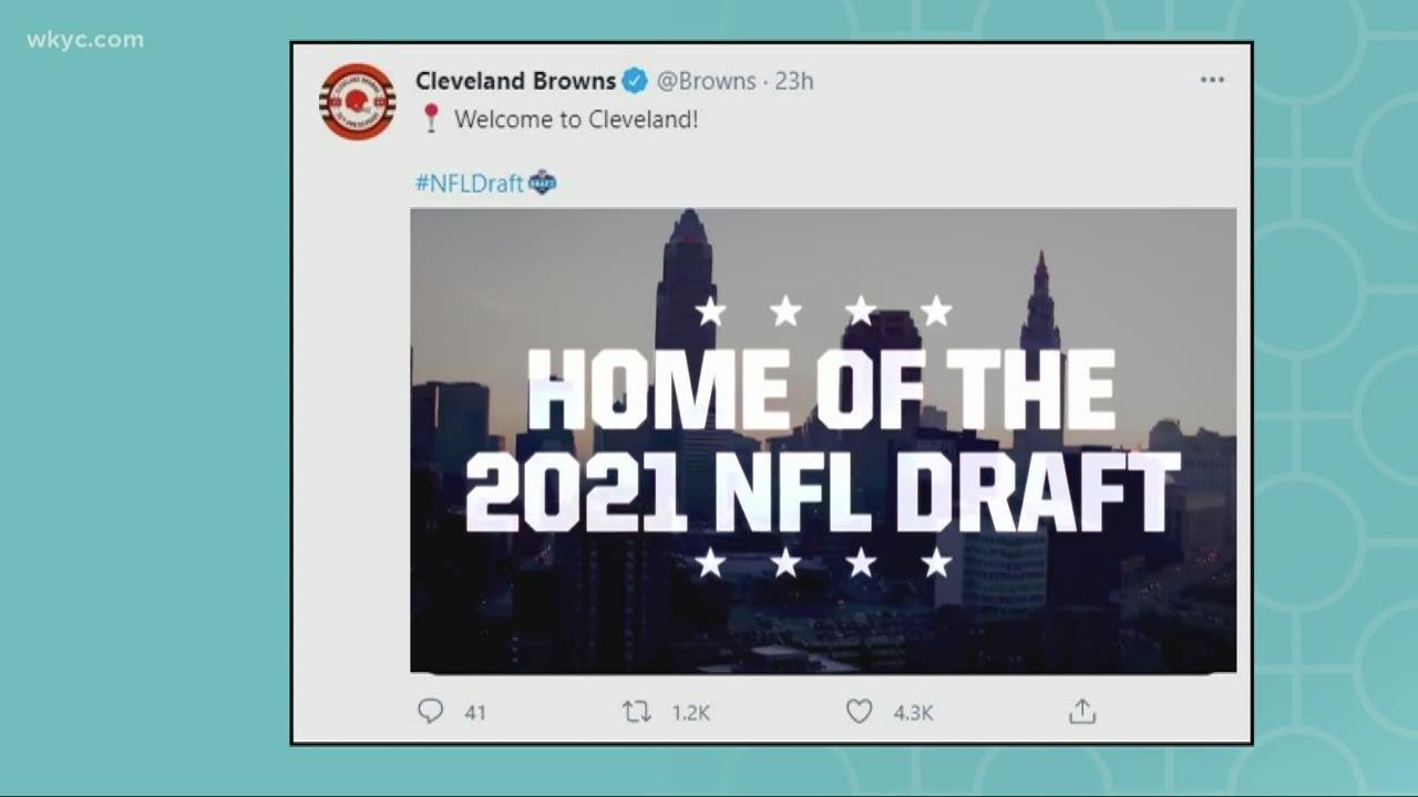 The Browns' hype video for the 2021 NFL Draft, & what's in VIP swag bags in Clicking in Cleveland