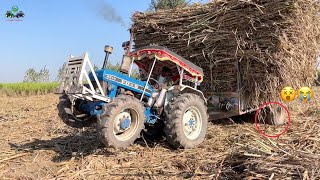 Ford 4610 4x4 Performance Test Pull out Sugarcane Load Trolley