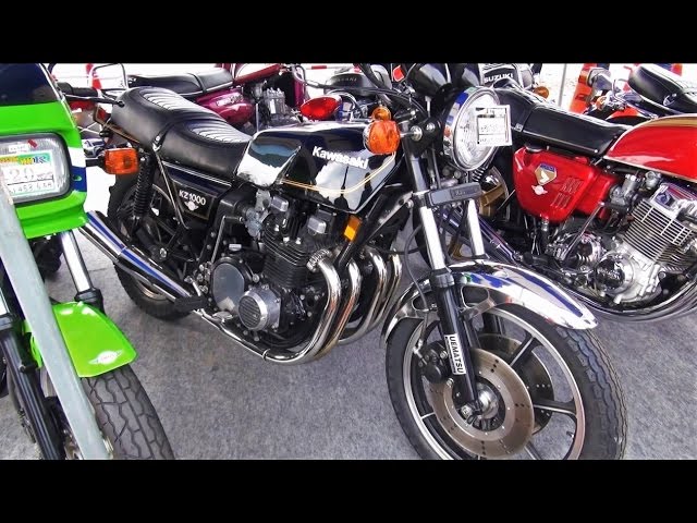 KAWASAKI KZ1000】 排気音 Exhaust エキゾースト 旧車天国 2015 お台場