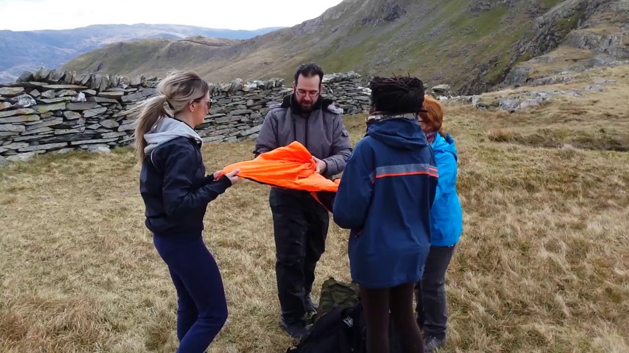 Bothy Bag Challenge on Snowdon