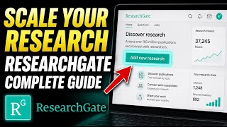How to scale your research with ResearchGate - Complete Guide