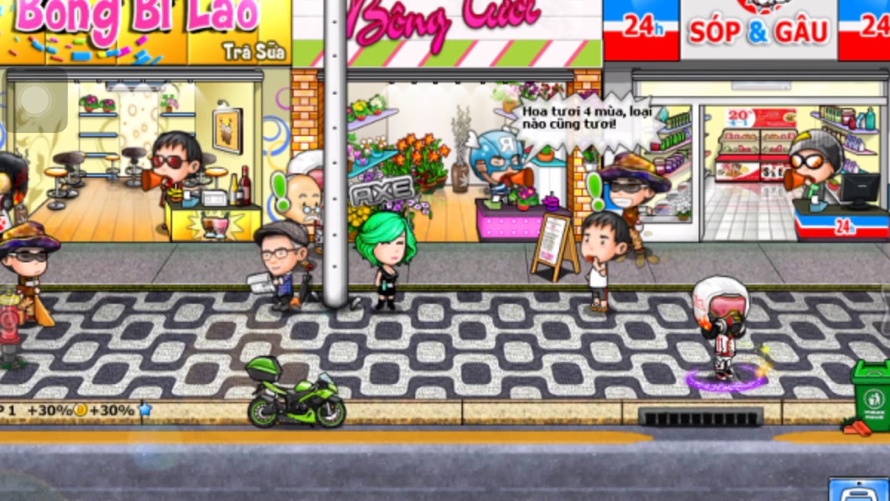 Nhạc nền game Hàng Rong Zingme - YouTube