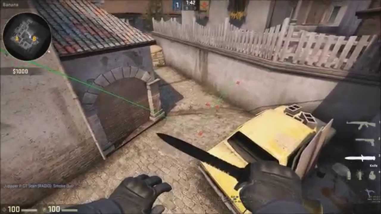 CS:GO - Inferno - Smoke banana from CT spawn - YouTube