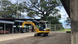 Actual Performance Of Backhoe Komatsu Pc20-5 Tabasan Japan Surplus Rebuilders Corp.