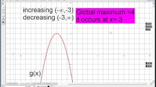 3 3B Finding Intervals of Increasing and Decreasing