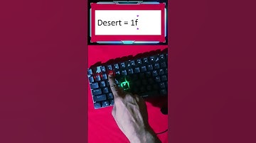 Desert Symbols  Unicode Key MS Word  Keyboard Shortcut #shortcutkeys #mswordtutoiral #asmr
