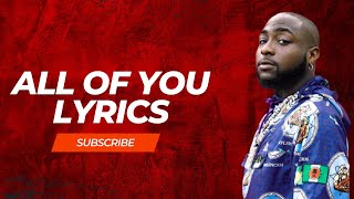 Davido | All of You | OptiLyrics