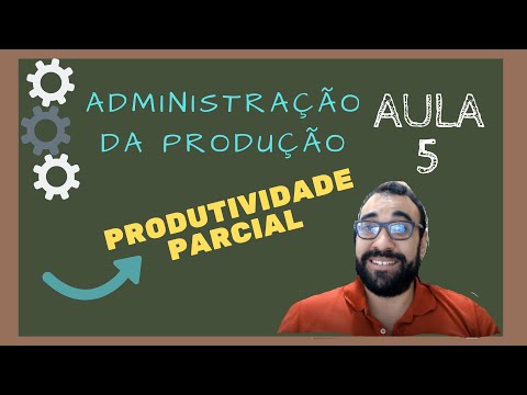 Administração da Produção # 5 – Produtividade Parcial