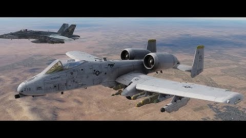 A-10C II F/A-18 Buddy Lase GBU-12 || 4K 60 FPS