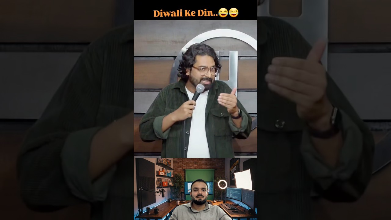 Diwali ke Din 😂 | Ravi Gupta Stand Up Comedy | Reaction Shorts | 
