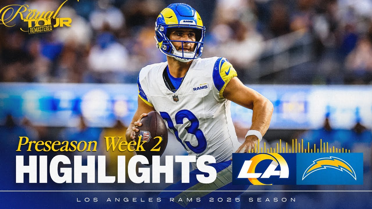Highlights: Rams Top Plays vs. Chargers Preseason Week 2 | Stetson Bennett's 3 TDs & More