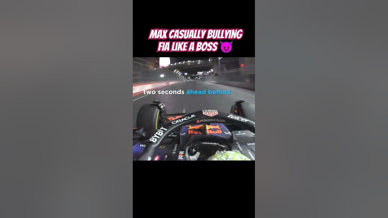 Max Verstappen Casually Bullying FIA #shorts #f1 #lasvegasgp