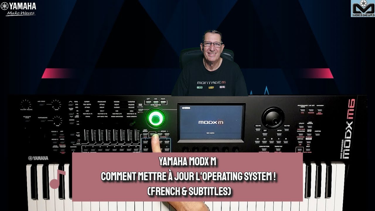 Comment mettre à jour l'Operating System de ton MODX M - YouTube