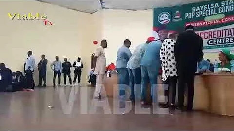 Just In : Accreditation Of Delegates For The Bayelsa PDP Guber Election Primaries.