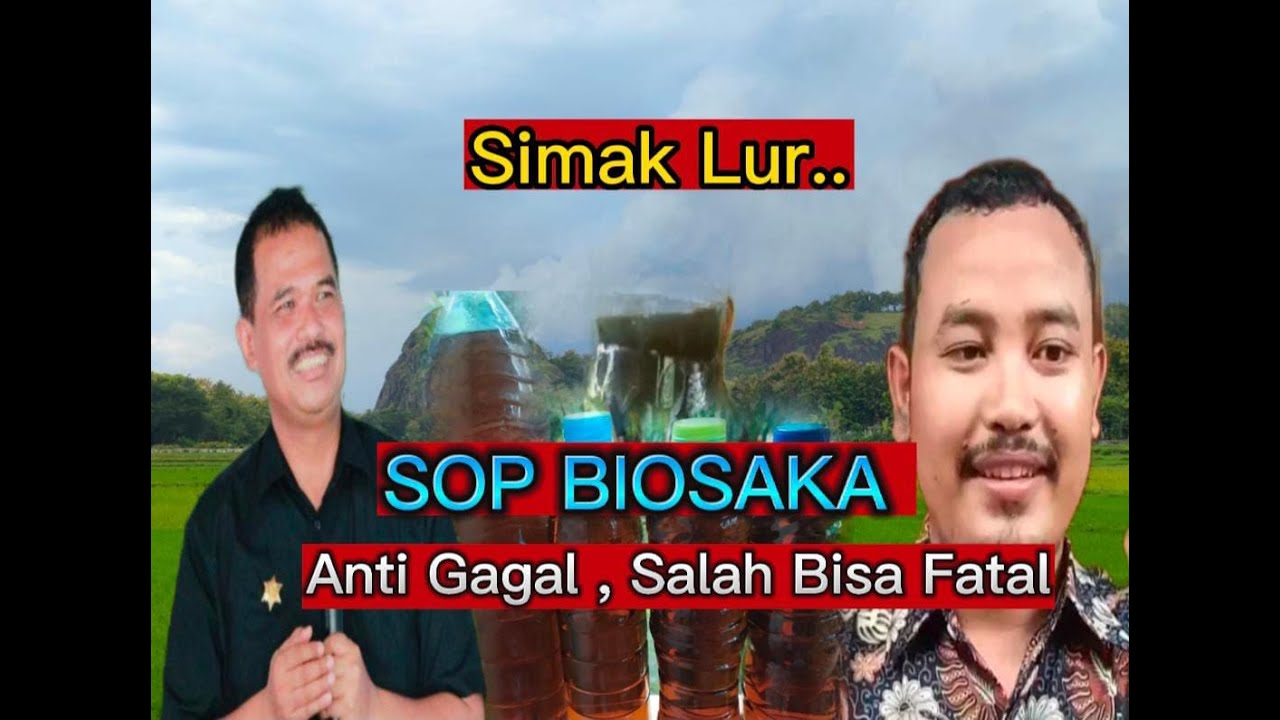 SIMAK LUR..SOP BIOSAKA YANG BENAR, ANTI GAGAL, AWAS SALAH BISA FATAL#hanikchannel #biosaka