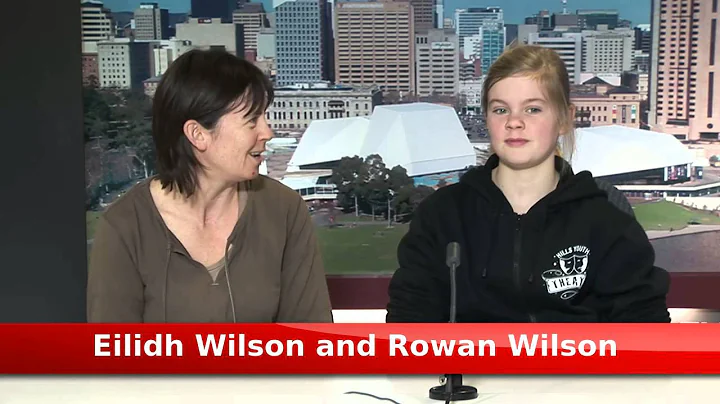 Eilidh Wilson and Rowan Wilson - 7 News Experience