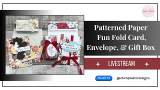 Easy Fun Fold Card with a Coordinating Envelope and Gift Box