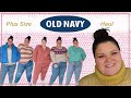 OLD NAVY PLUS SIZE HAUL // PLUS SIZE TRY ON