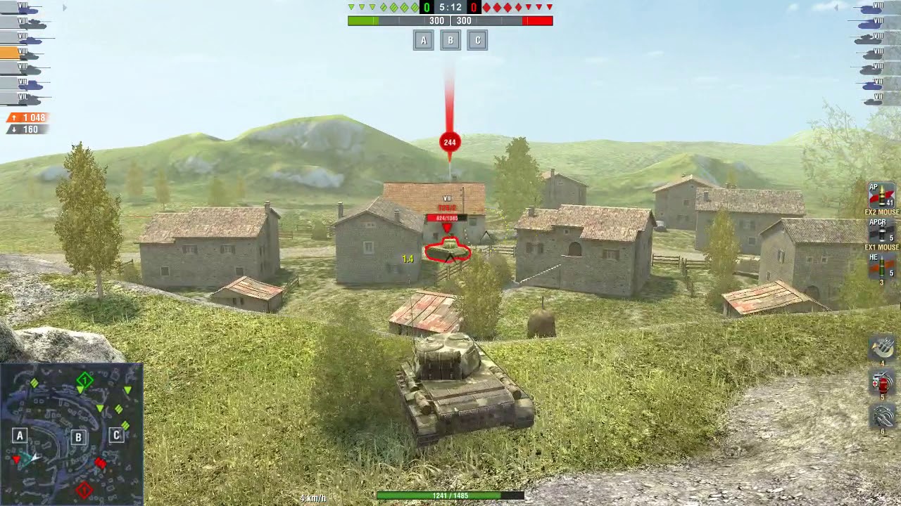 wotblitz WOT Blitz / T-44 / 4 kills / 2 739 dmg
