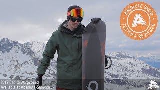 2018 / 2019 | Capita Warpspeed Snowboard | Video Review - YouTube