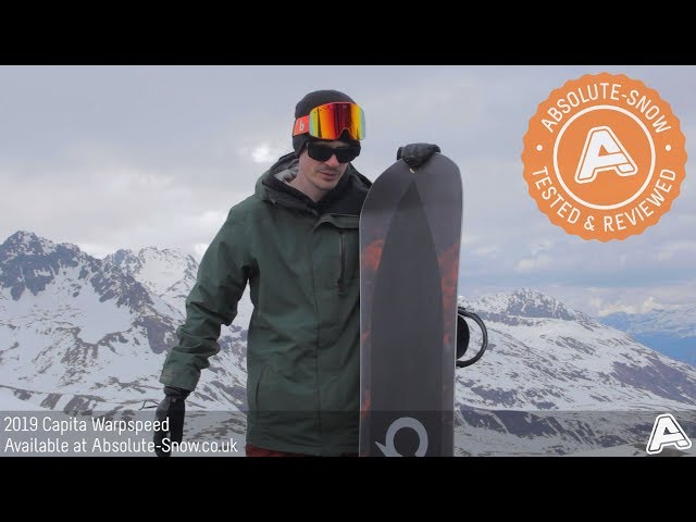 2018 / 2019 | Capita Warpspeed Snowboard | Video Review - YouTube