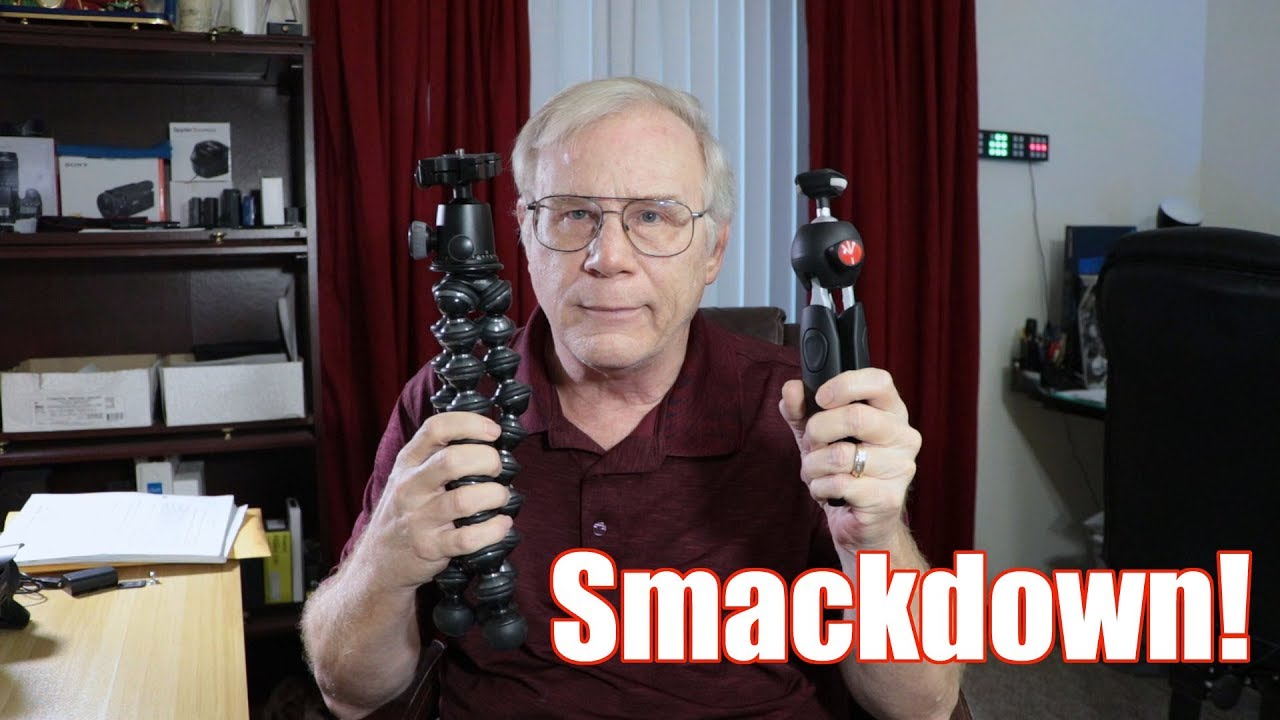 Joby Gorillapod  Focus Vs. Manfrotto Pixie Evo 2 Vs. Sirui 3T-35K