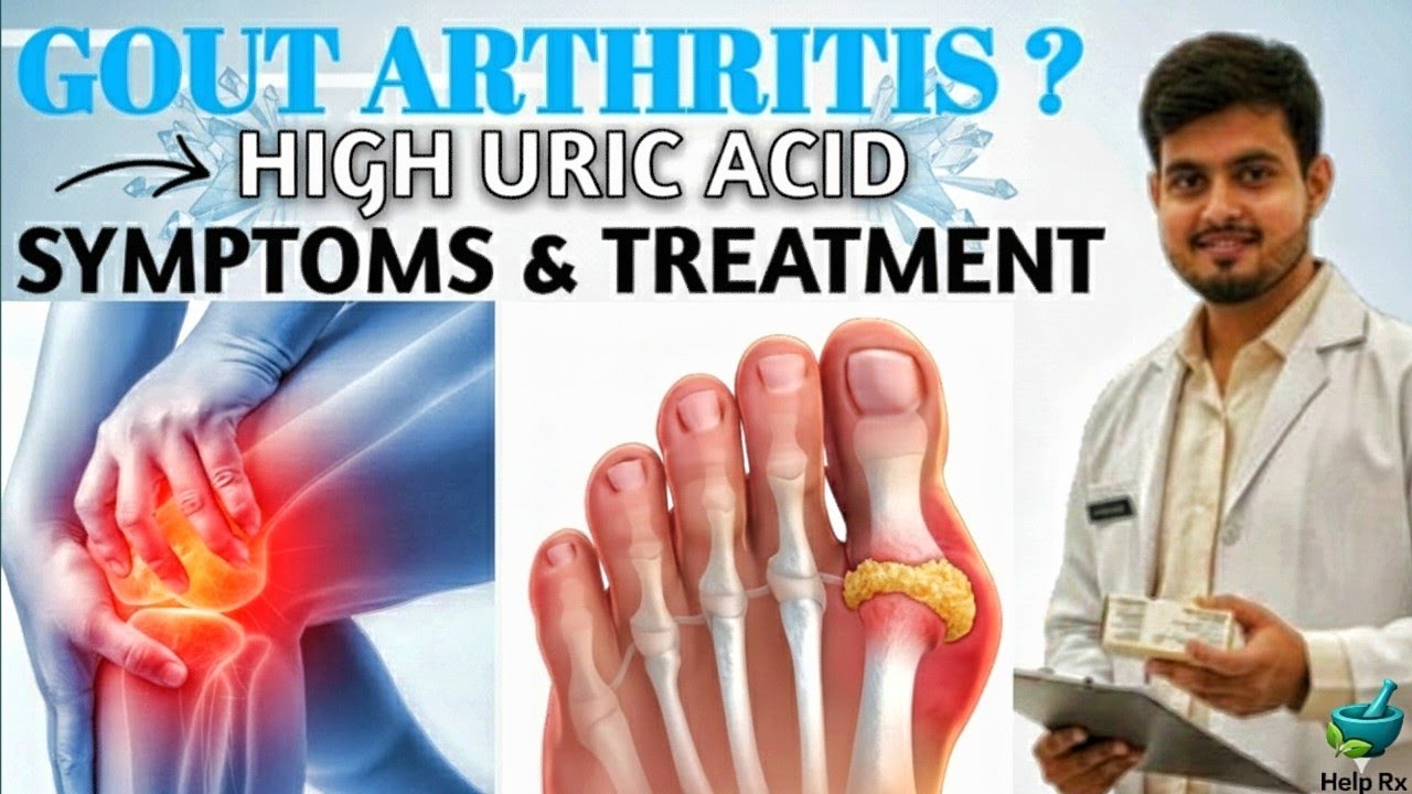 Gout Pain Relief Made Easy || Causes, Symptoms, Diet & Safe Treatment Explained || Help Rx