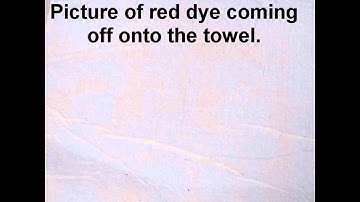 All Purpose Cleaning Systems: Oriental rug color test (part 1)