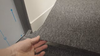 CARPET TILES/SQUARES cutting a DOORFRAME