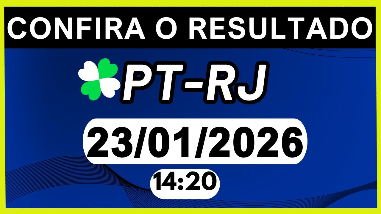 RESULTADO JB - PT-RJ e LOOK-GO 14:20 | 23/01/2026 - YouTube
