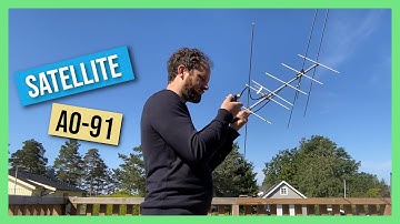 First Satellite QSO on Homebrew Cross Yagi for 2m / 70cm - AO-91