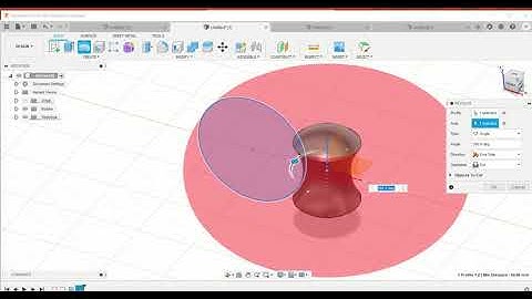 Fusion 360 Tutorial 6 Revolve